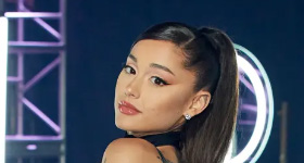 Ariana Grande muestra un antes y después del maquillaje