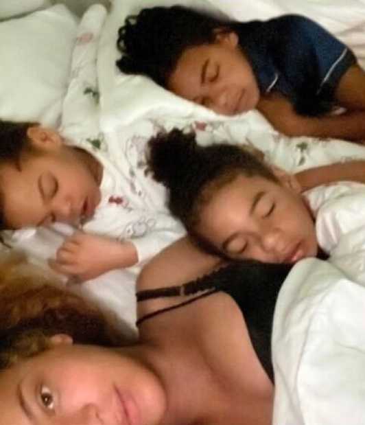 Beyonce y sus hijos