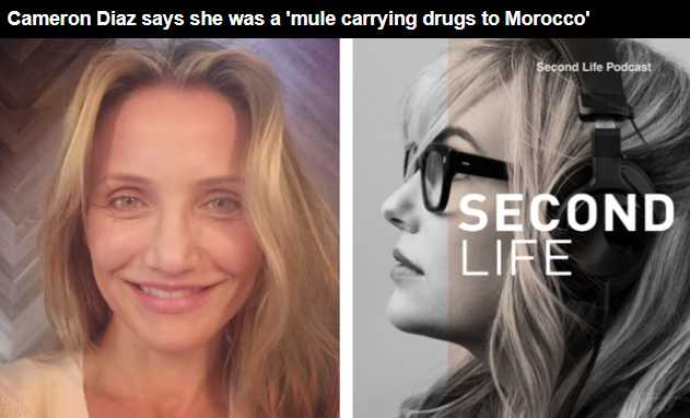 cameron diaz dice que fue mula llevando drogas a marruecos