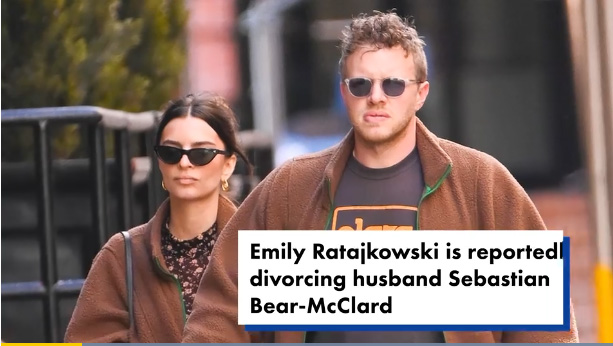 Emily Ratajkowski divorciándose de Sebastian Bear-McClard