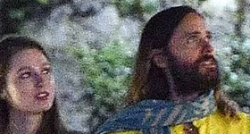 Jared Leto y su novia Daria Korchina en Italia