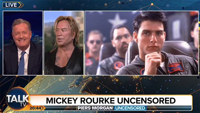 Mickey Rourke critica a Tom Cruise