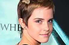 Emma Watson debuta nuevo corte pixie en promo de Prada