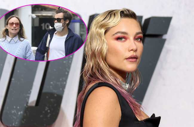 Florence Pugh infeliz por el affair de Olivia Wilde y Harry Styles