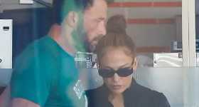 JLo y Ben comprando donuts