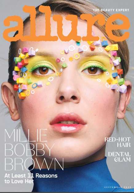 millie bobby brown allure cover