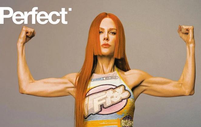 Nicole Kidman musculosa para Perfect magazine