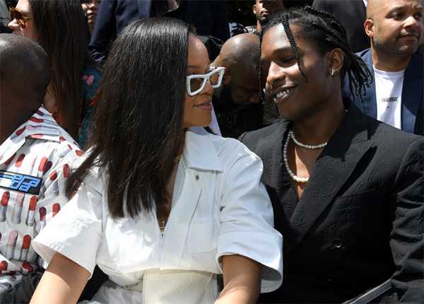 Rihanna y ASAP Rocky más discretos