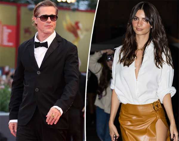 Brad Pitt y Emily Ratajkowski no están saliendo