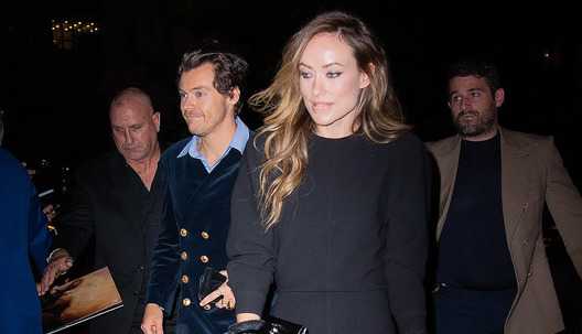 harry styles olivia wilde leave afterparty 1