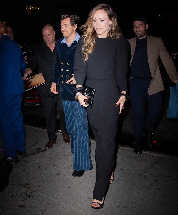 harry styles olivia wilde leave afterparty