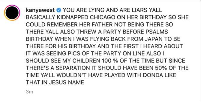 Kanye se pelea con Khloe la llama mentirosa