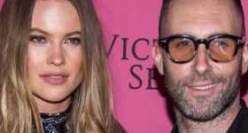 Adam Levine y Behati Prinsloo tratando de dejar el escándalo atrás