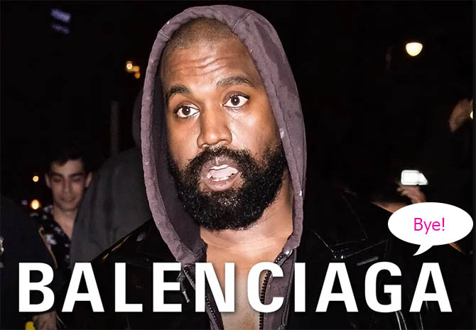 Balenciaga corta relaciones con Kanye