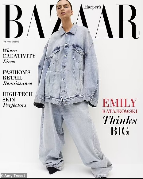 emily ratajkowski harpers bazar cover preview