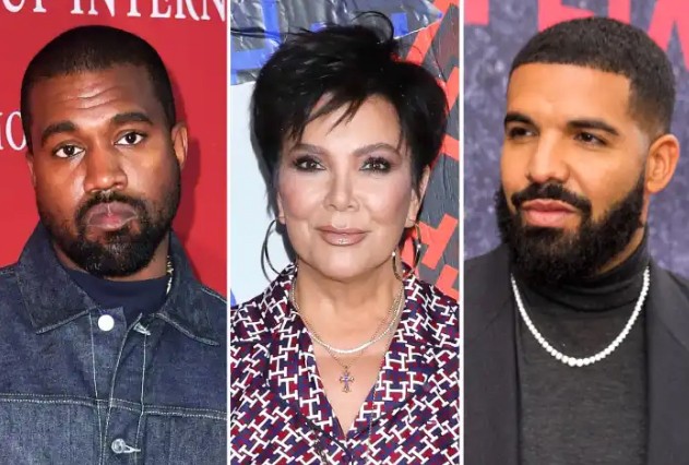 Kanye dice que Kris Jenner se acostó con Drake