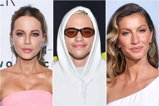 Kate Beckinsale apoya meme de Pete Davidson con Gisele Bundchen