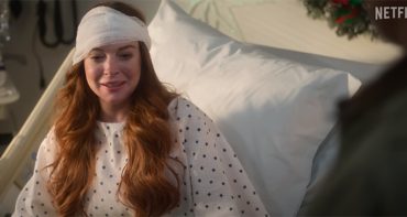 Lindsay Lohan en el tráiler de su película navideña de Netflix
