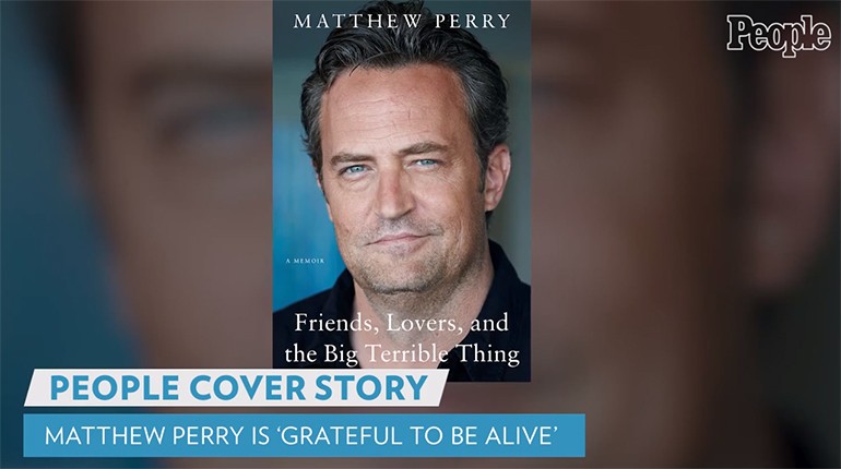 Matthew Perry agradecido por estar vivo