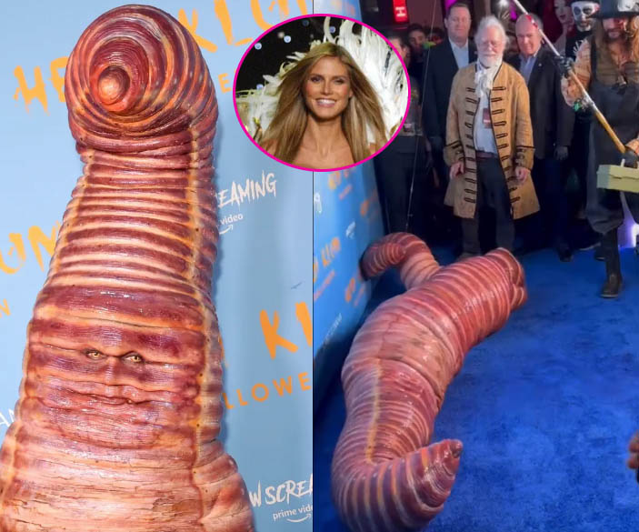 Heidi Klum se disfrazó de lombriz para Halloween 2022