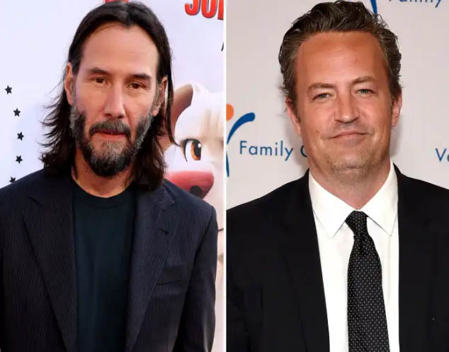 Keanu Reeves reacciona a comentarios de Matthew Perry