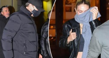 Leo DiCaprio y Gigi Hadid saliendo de un restaurante en NYC