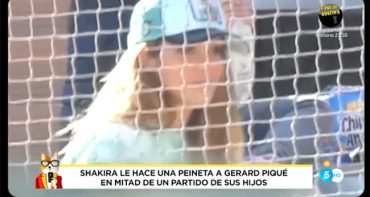 Shakira le mostró el dedo a Piqué?