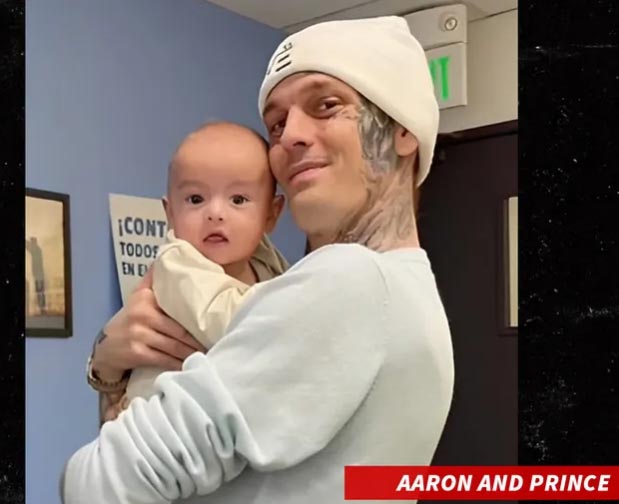 aaron carter y su hijo prince