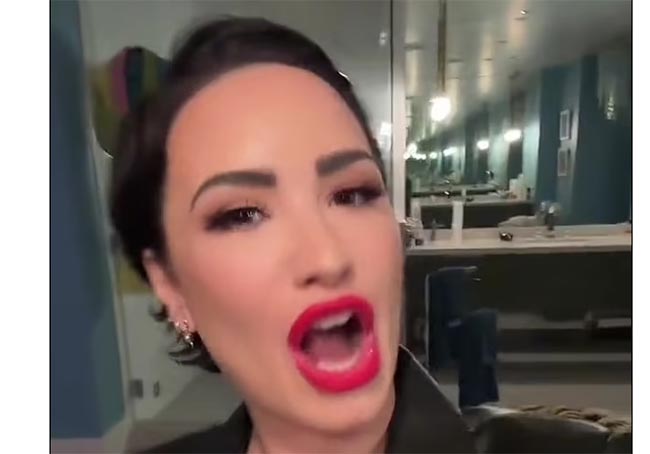 Demi Lovato vuelve al estudio tras fracaso de Holy Fvck