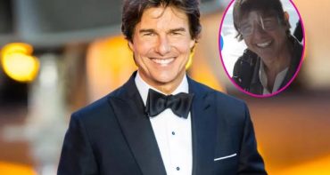 Tom Cruise desea Felices Fiestas a los fans mientras se lanza en paracaídas