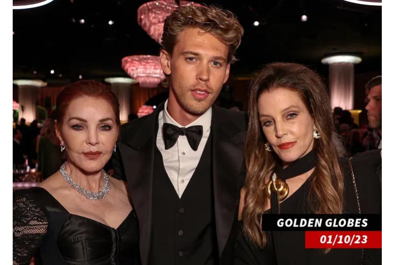 austin butler priscilla lisa marie presley golden globes