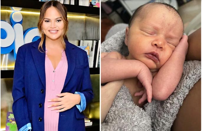 Chrissy Teigen compartió foto de su hijita Esti