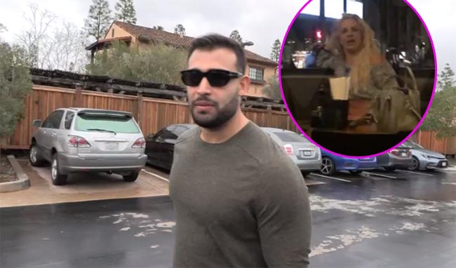 Sam Asghari negó que Britney sufriera episodio maniático