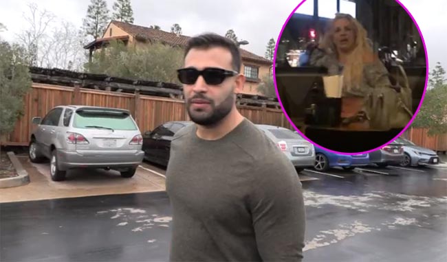 Sam Asghari negó que Britney sufriera episodio maniático
