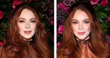 Lindsay Lohan luce fantástica en el show de Christian Siriano NYFW