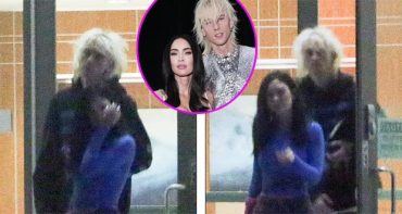 Megan Fox y Machine Gun Kelly saliendo de terapia matrimonial