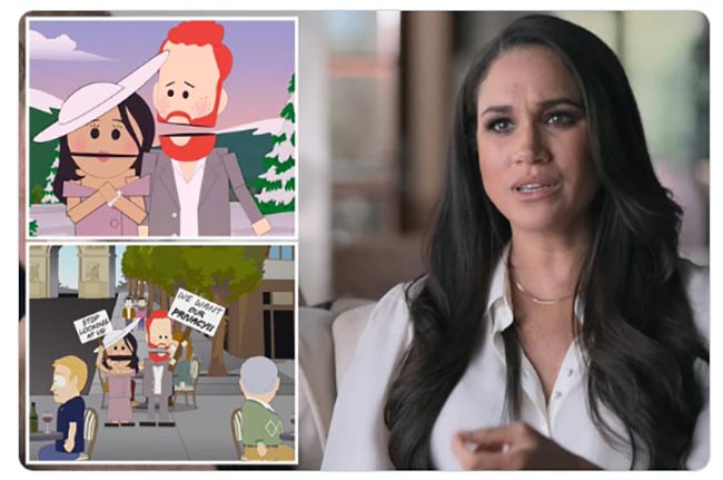 meghan markle molesta por south park demanda