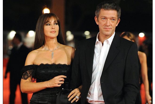 Monica Bellucci y Vincent Cassel en 2008