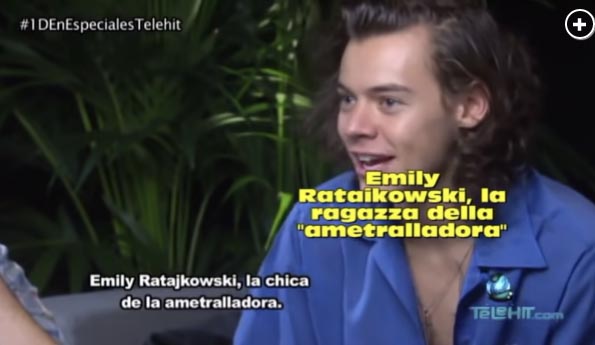 harry dice emily es su celebrity crush