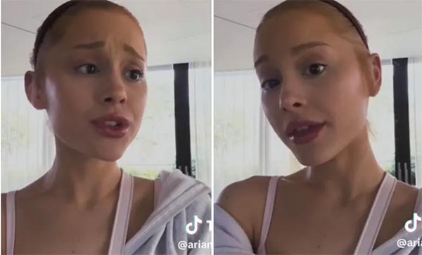 Ariana Grande responde a fans preocupados por su peso