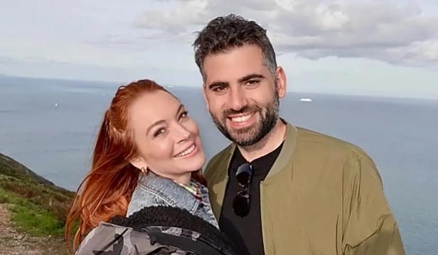 lindsay lohan celebra primer aniversario esposo bader shammas