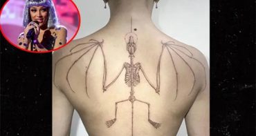 Doja Cat se tatúa un esqueleto luego de su tatuaje demoníaco