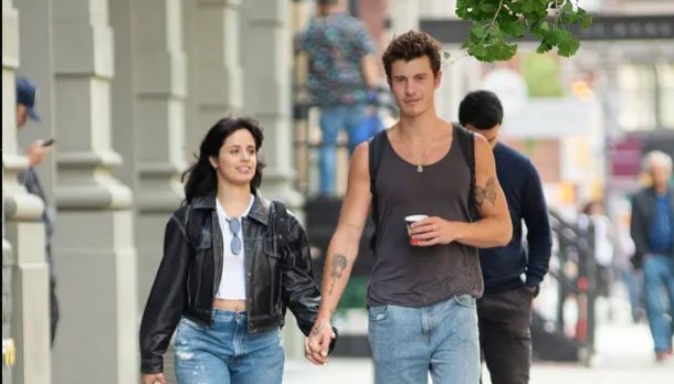 Shawn Mendes y Camila Cabello en NYC