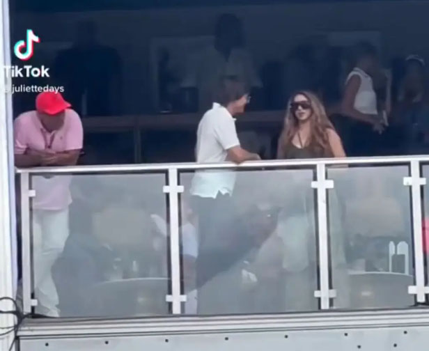 Shakira y Tom Cruise en la Formula 1 de Miami