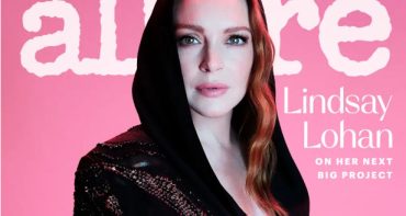 Lindsay Lohan muestra su pancita en Allure