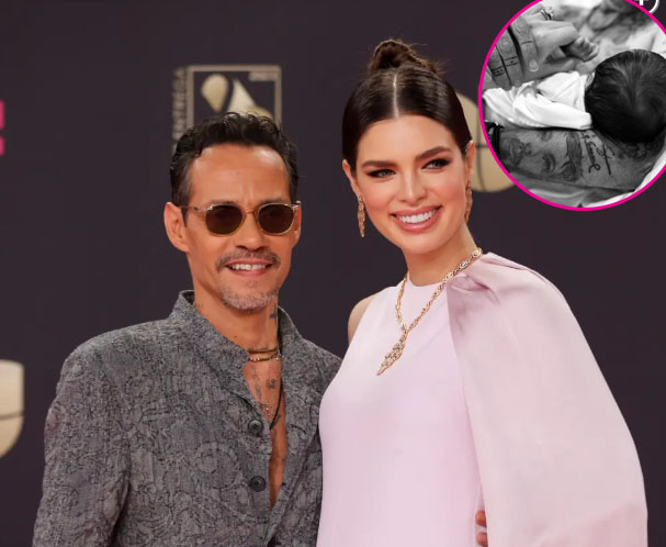 Marc Anthony y Nadia Ferreira tuvieron su baby