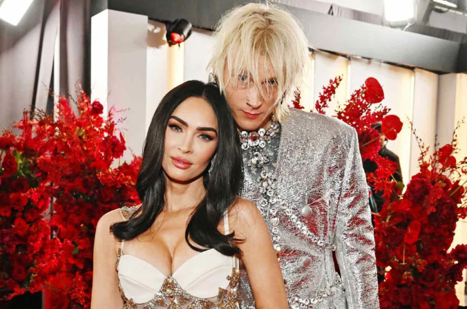 Megan Fox más feliz desde que se reconcilió con Machine Gun Kelly