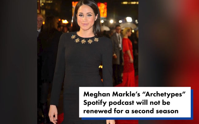 megan markle podcast spotify cancelado