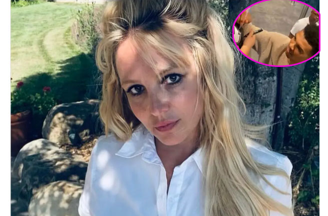 Britney Spears golpeada en la cara por un seguridad del NBA Victor Wembanyama