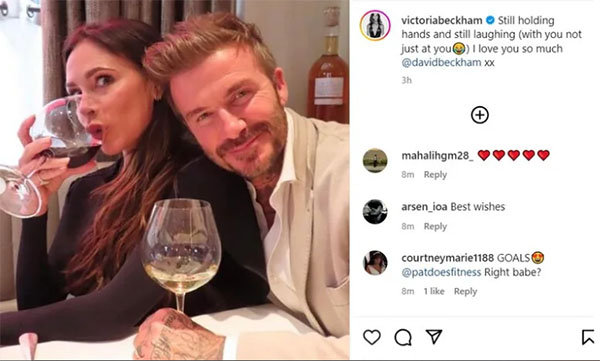 David y Victoria Beckham celebraron su aniversario de bodas 24